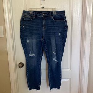 Judy Blue jeans worn and washed one time.